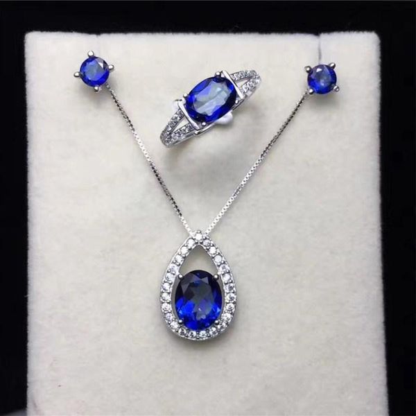 bracelet, earrings & necklace 100% natural tanzanite jewelry sets for women solid silver oval blue gemstone fine ring stud pendant ccs004-3, Black
bracelet, earrings & necklace 100% natural tanzanite jewelry sets for women solid silver oval blue gemstone fine ring stud pendant ccs004-3, Black