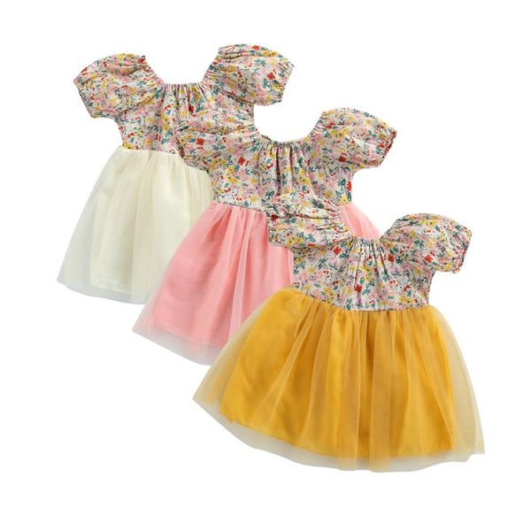 girl's dresses summer breathable little girls dress toddlers creative floral printing mesh splicing backless short sleeve princess, Red;yellow
girl's dresses summer breathable little girls dress toddlers creative floral printing mesh splicing backless short sleeve princess, Red;yellow
