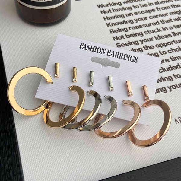 charms earrings 53571 three color circle earring set 6 pairs creative simple geometric, Golden
charms earrings 53571 three color circle earring set 6 pairs creative simple geometric, Golden