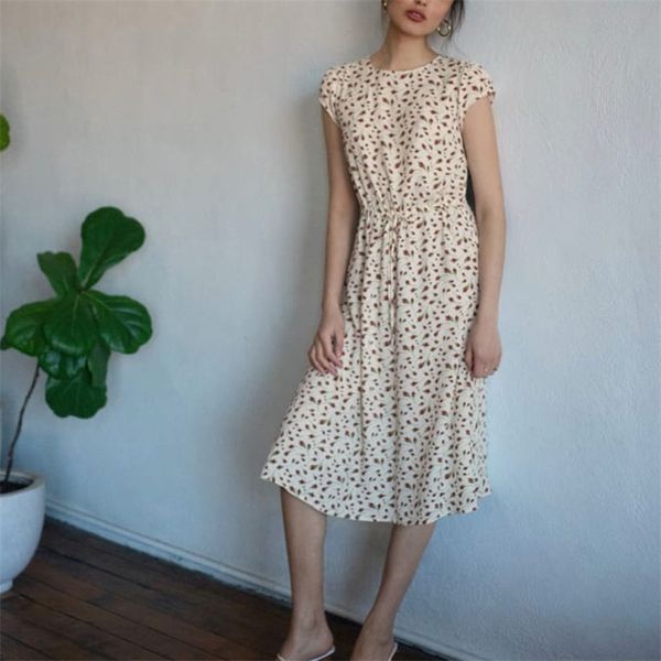 summer women's dress casual flower print round neck short sleeve vestidos 210430, Black;gray
summer women's dress casual flower print round neck short sleeve vestidos 210430, Black;gray
