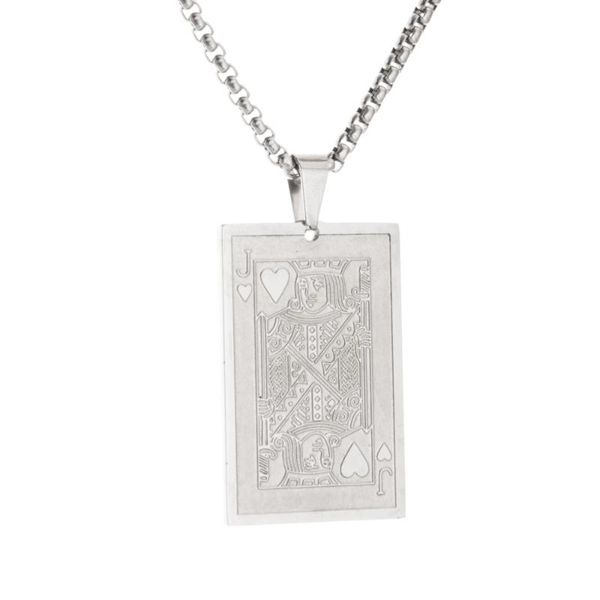 pendant necklaces pendants poker heart j fashion necklace long chain men's and women's gifts, Silver
pendant necklaces pendants poker heart j fashion necklace long chain men's and women's gifts, Silver
