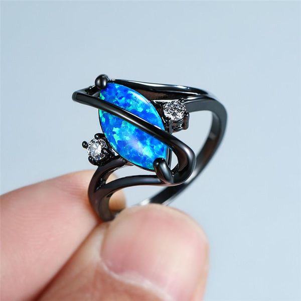 wedding rings classic blue fire opal ring geometric stone round zircon vintage black gold for women boho engagement jewelry, Slivery;golden
wedding rings classic blue fire opal ring geometric stone round zircon vintage black gold for women boho engagement jewelry, Slivery;golden