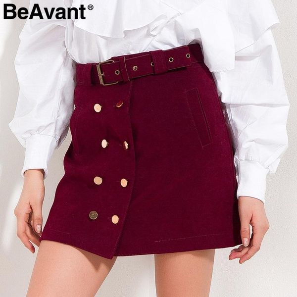 skirts beavant high waist belt short womens double-breasted pocket mini skirt plus size korean fashion button winter 2021, Black
skirts beavant high waist belt short womens double-breasted pocket mini skirt plus size korean fashion button winter 2021, Black