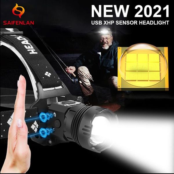 sensor headlight usb rechargeable xhp100 powerful induction led headlamp fishing head light lamp outdoor lighting hand headlamps
sensor headlight usb rechargeable xhp100 powerful induction led headlamp fishing head light lamp outdoor lighting hand headlamps