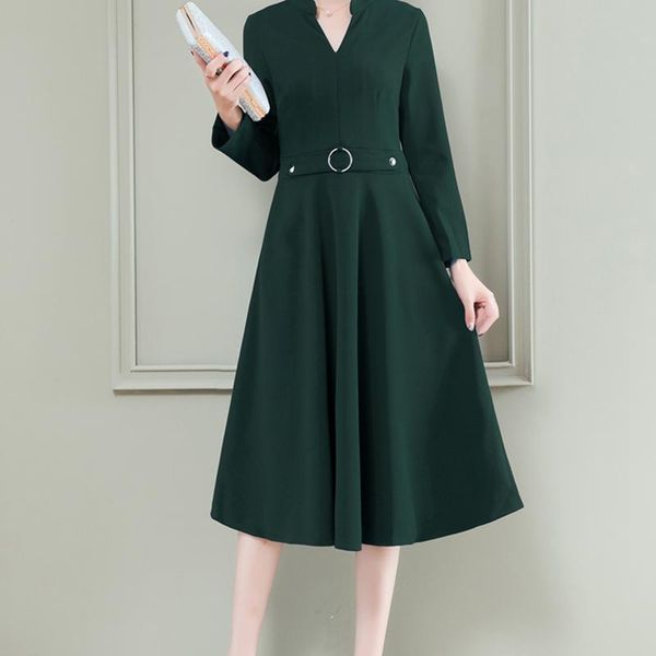 casual dresses spot long-sleeved autumn waist was thinner mid-length women's for women 2021, Black;gray
casual dresses spot long-sleeved autumn waist was thinner mid-length women's for women 2021, Black;gray
