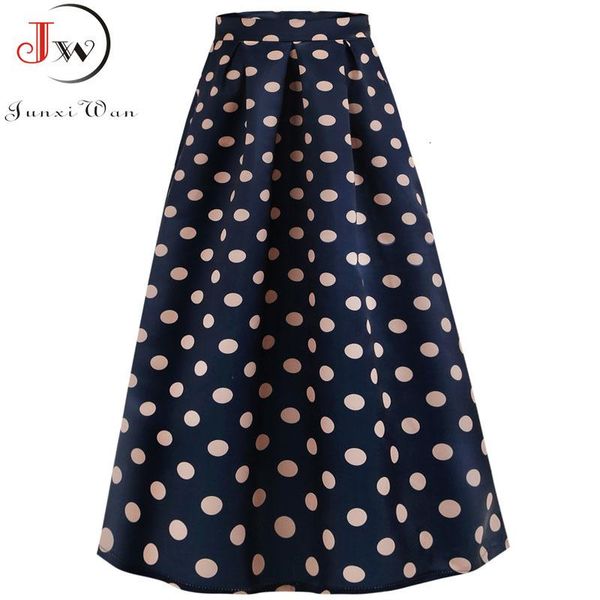 skirts plus size 3xl women summer long skirt black polka dot vintage robe 2021 high waist ankle-length maxi jupe longa
skirts plus size 3xl women summer long skirt black polka dot vintage robe 2021 high waist ankle-length maxi jupe longa