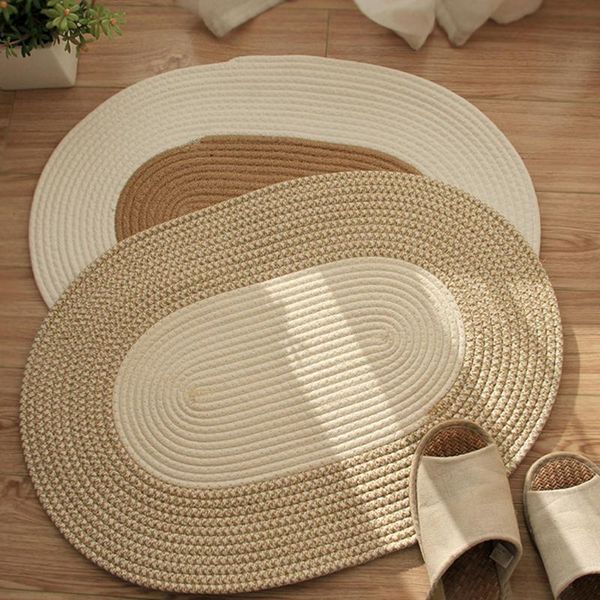 carpets area rug farmhouse door mat jute braided reversible carpet bathroom woven ovel entry rugs cotton linen home accent
carpets area rug farmhouse door mat jute braided reversible carpet bathroom woven ovel entry rugs cotton linen home accent
