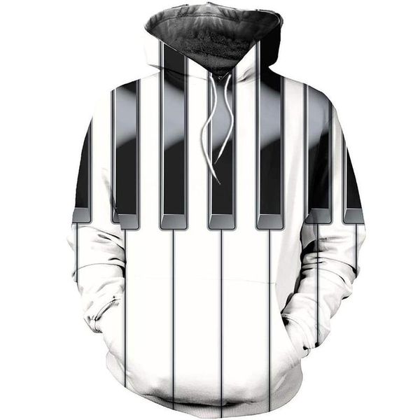 men's hoodies & sweatshirts casual clothing 3d printing piano keyboard pattern zipper hoodie fashionable and comfortable sweatshirt/h, Black
men's hoodies & sweatshirts casual clothing 3d printing piano keyboard pattern zipper hoodie fashionable and comfortable sweatshirt/h, Black