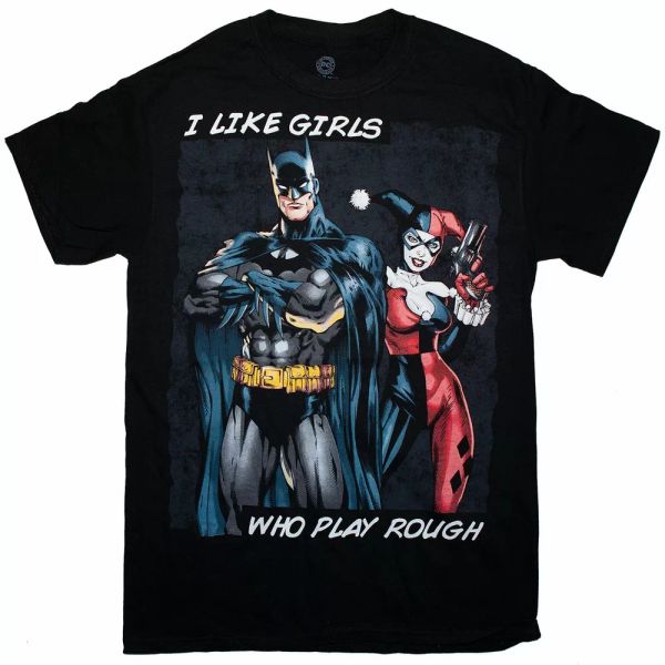 DC Comics T-Shirt- Batman Harley Quinn 100% Cotton Tee- S to 3XL men's Sizes, White;black
DC Comics T-Shirt- Batman Harley Quinn 100% Cotton Tee- S to 3XL men's Sizes, White;black