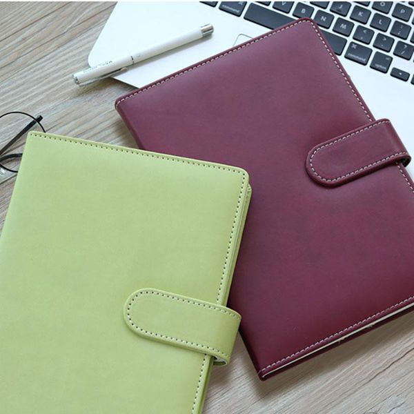 notebook notepad business large thickened literary and artistic simple diary college student meeting records notepads, Purple;pink 
notebook notepad business large thickened literary and artistic simple diary college student meeting records notepads, Purple;pink