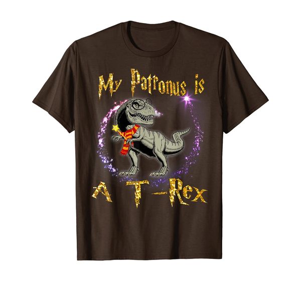 my patronus is a t-rex shirt magic gifts dinosaur, White;black 
my patronus is a t-rex shirt magic gifts dinosaur, White;black