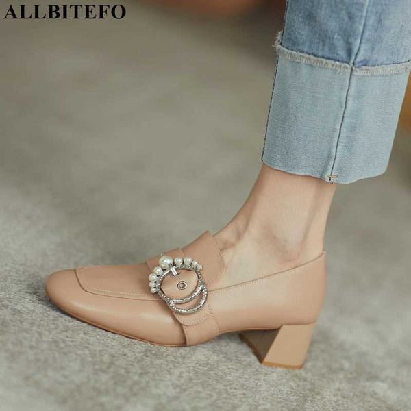 allbitefo soft genuine leather women heels spring fashion leisure cow leather thick heel high heel shoes high heels 210611, Black
allbitefo soft genuine leather women heels spring fashion leisure cow leather thick heel high heel shoes high heels 210611, Black