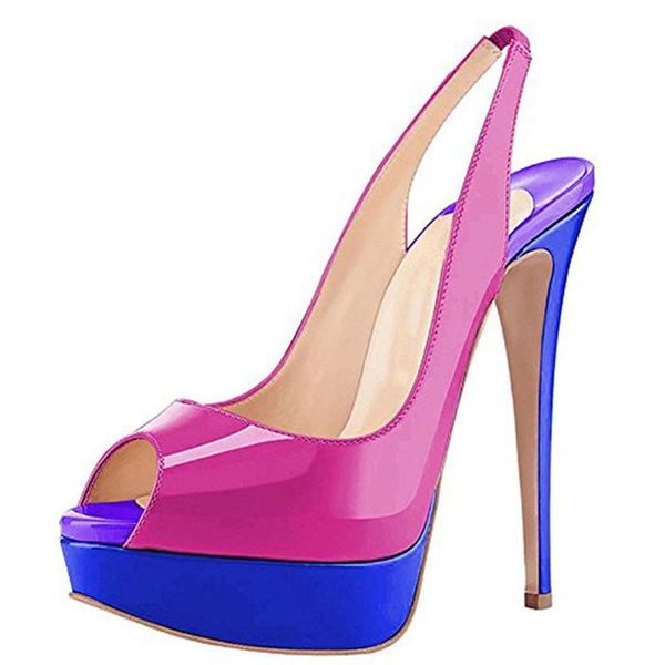 minan ser women's pumps shoes, 13cm high, sexy, open-toe patent leather shoes for weddings and parties sandals, Black
minan ser women's pumps shoes, 13cm high, sexy, open-toe patent leather shoes for weddings and parties sandals, Black