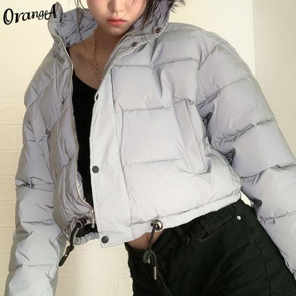 orangea fashion winter reflective short warm jacket coats outerwear autumn turtleneck casual parka party zipper slim streetwear women's, Black;brown
orangea fashion winter reflective short warm jacket coats outerwear autumn turtleneck casual parka party zipper slim streetwear women's, Black;brown