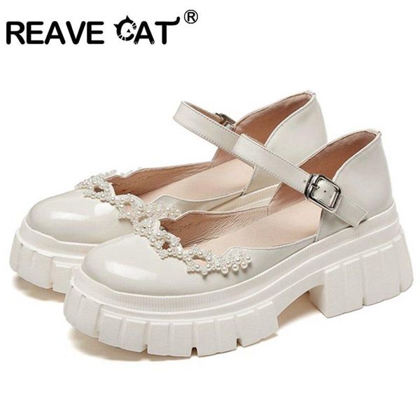 2021 platforms pearl fashion women shoes genuine leather spring autumn ladies pumps round toe buckle 6.5cm high heel dress, Black
2021 platforms pearl fashion women shoes genuine leather spring autumn ladies pumps round toe buckle 6.5cm high heel dress, Black