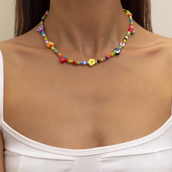 chokers lacteo 2021 ins trendy rainbow color beeds clavicle chain choker necklace fashion acrylic fruit flower jewelry charm, Golden;silver
chokers lacteo 2021 ins trendy rainbow color beeds clavicle chain choker necklace fashion acrylic fruit flower jewelry charm, Golden;silver