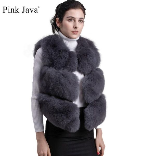 women's fur & faux pink java qc8001 big size natural vest real short gilet winter women coat luxury jacket, Black
women's fur & faux pink java qc8001 big size natural vest real short gilet winter women coat luxury jacket, Black