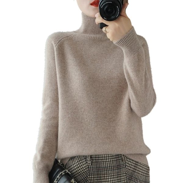 sweater women's turtleneck pullover long sleeved raglan solid color wool fall winter thick knitted bottoming shirt 211011, White;black
sweater women's turtleneck pullover long sleeved raglan solid color wool fall winter thick knitted bottoming shirt 211011, White;black