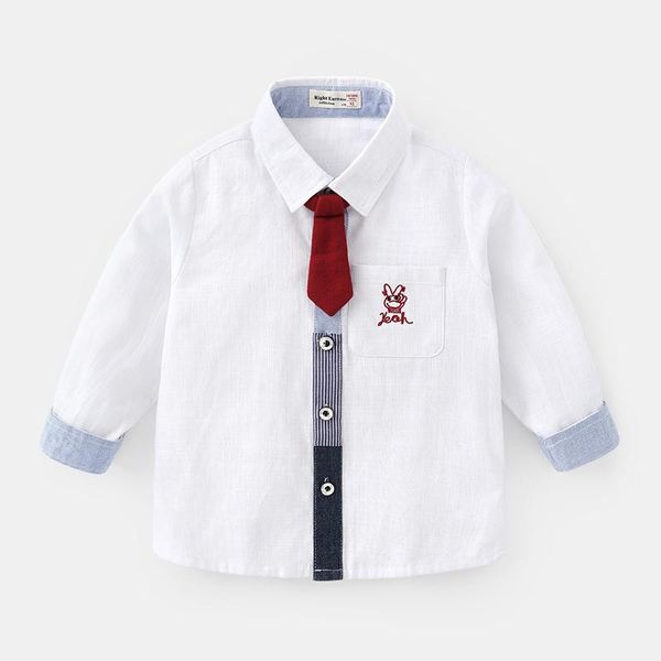 boy's cartoon long-sleeved shirt spring clothing 2021 style children's children baby small fashion shirts, White;black
boy's cartoon long-sleeved shirt spring clothing 2021 style children's children baby small fashion shirts, White;black