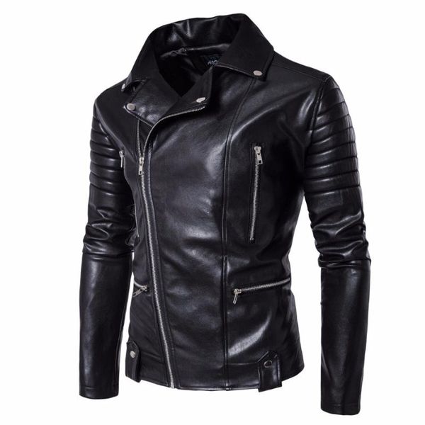 men's fur & faux motorcycle leather jacket for men punk coat spring autumn clothing man jackets casaco masculino yq062, Black
men's fur & faux motorcycle leather jacket for men punk coat spring autumn clothing man jackets casaco masculino yq062, Black