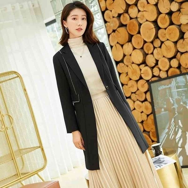 black coat women's middle long 2021 spring and autumn new high-level sense fried street leisure temperament small suit top
black coat women's middle long 2021 spring and autumn new high-level sense fried street leisure temperament small suit top