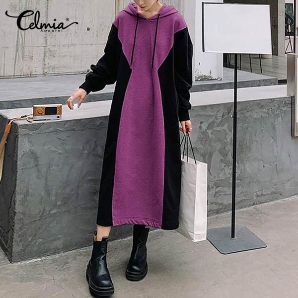 celmia 2021 winter women's autumn dress casual long sleeve loose color patchwork vestidos robe plus size vintage party dresses 7, Black;gray
celmia 2021 winter women's autumn dress casual long sleeve loose color patchwork vestidos robe plus size vintage party dresses 7, Black;gray