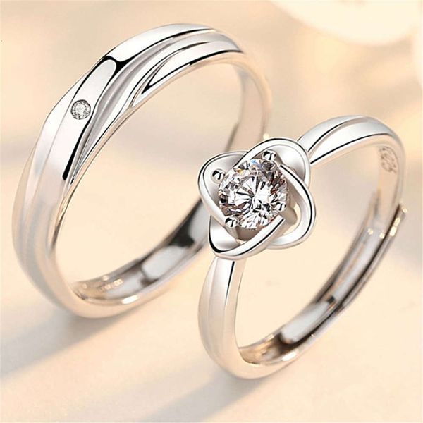sweet clover lovers ring silver plated japanese and korean chaozhou students propose to marry each other, Black
sweet clover lovers ring silver plated japanese and korean chaozhou students propose to marry each other, Black