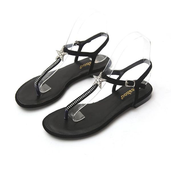 korean version of the 2021 summer flat shoes female net red rhinestone flip-flop sandals, Black
korean version of the 2021 summer flat shoes female net red rhinestone flip-flop sandals, Black
