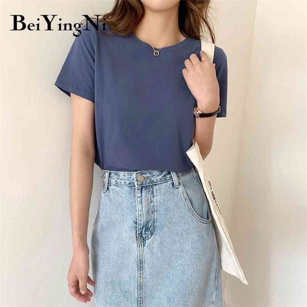 summer o-neck t-shirts womens leisure cotton high street harajuku t shirt female black gray korean teeshirts 210506, White;black
summer o-neck t-shirts womens leisure cotton high street harajuku t shirt female black gray korean teeshirts 210506, White;black