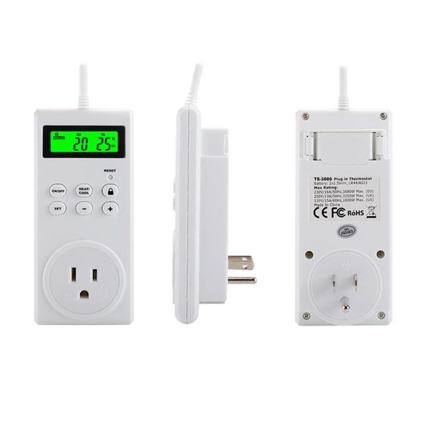 kkmoon plug-in programmable thermostat wireless outlet lcd display temperature controller for room coolers & heaters smart home control
kkmoon plug-in programmable thermostat wireless outlet lcd display temperature controller for room coolers & heaters smart home control