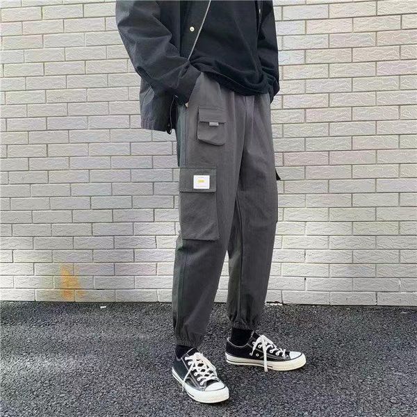 men's pants side pockets cargo 2021 black hip hop harem casual male joggers sweatpants fashion streetwear trousers
men's pants side pockets cargo 2021 black hip hop harem casual male joggers sweatpants fashion streetwear trousers