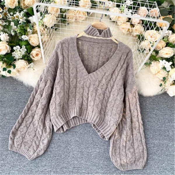twist knitted sweater women casual loose korean style v neck elastic autumn chic solid irregular pullovers jumper women's sweaters, White;black
twist knitted sweater women casual loose korean style v neck elastic autumn chic solid irregular pullovers jumper women's sweaters, White;black
