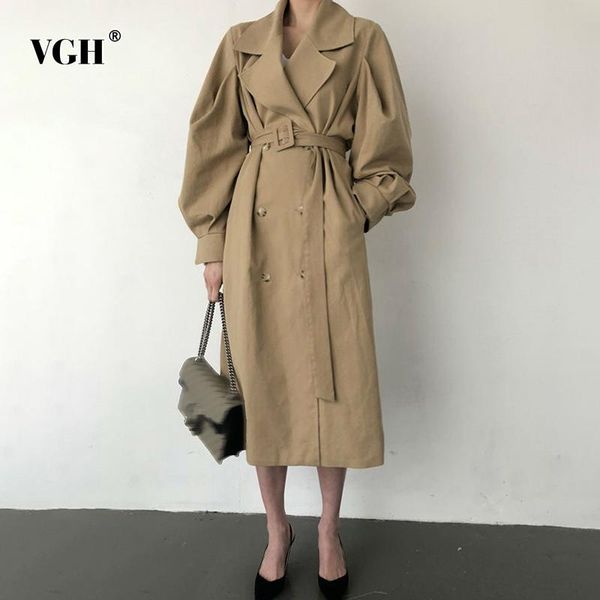 women's trench coats vgh korean windbreaker for women lapel long sleeve high waist lace up loose skirts hem windbreakers female 2021 au, Tan;black
women's trench coats vgh korean windbreaker for women lapel long sleeve high waist lace up loose skirts hem windbreakers female 2021 au, Tan;black