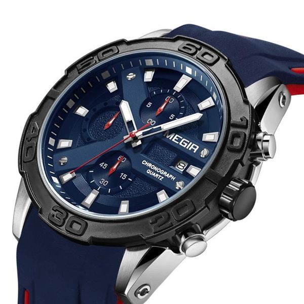 megir clock male mens watches green quartz watch men sport chronograph wrist for man relogio masculino wristwatches, Slivery;brown
megir clock male mens watches green quartz watch men sport chronograph wrist for man relogio masculino wristwatches, Slivery;brown