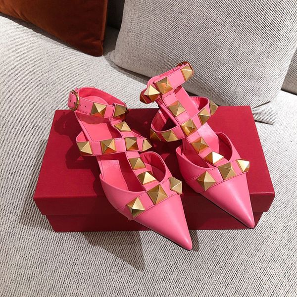 2021ss women real leather stud slippers with heels t-strap sandal spring summer high heels rivets colors slippers ladies party shoes size, Black
2021ss women real leather stud slippers with heels t-strap sandal spring summer high heels rivets colors slippers ladies party shoes size, Black