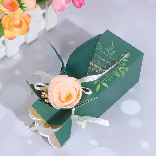 10pcs creative flower design candy boxes wedding party gift supplies (green size) wrap
10pcs creative flower design candy boxes wedding party gift supplies (green size) wrap