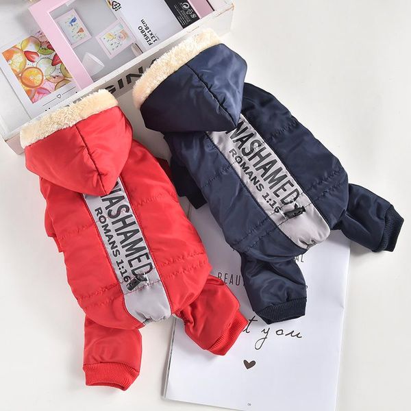 dog apparel blue red colors warm cotton padded clothes est style for autumn and winter four-legged cute windproof jacket pet
dog apparel blue red colors warm cotton padded clothes est style for autumn and winter four-legged cute windproof jacket pet