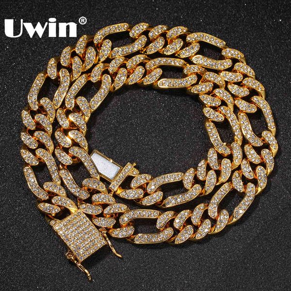 uwin figaro chains necklace 13mm hiphop gold silver color iced out rhinestones cuban links necklaces jewelry men women x0509, Black
uwin figaro chains necklace 13mm hiphop gold silver color iced out rhinestones cuban links necklaces jewelry men women x0509, Black