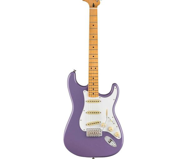 custom shop 70's jimi hendrix purple st electric guitar maple neck & fingerboard dot inlay, special engraved neck plate, tremolo bridge
custom shop 70's jimi hendrix purple st electric guitar maple neck & fingerboard dot inlay, special engraved neck plate, tremolo bridge