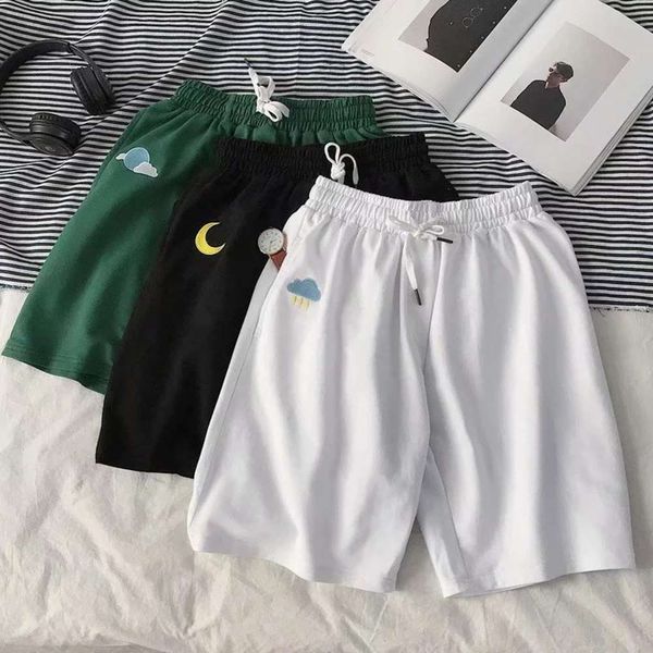 men's shorts summer 5-point beach shorts men's loose sports running pants, White;black
men's shorts summer 5-point beach shorts men's loose sports running pants, White;black