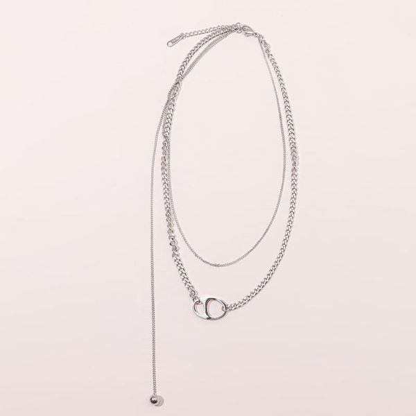 chains stainless steel clavicle chain female wild simple temperament niche necklace ins explosion sweater, Silver
chains stainless steel clavicle chain female wild simple temperament niche necklace ins explosion sweater, Silver