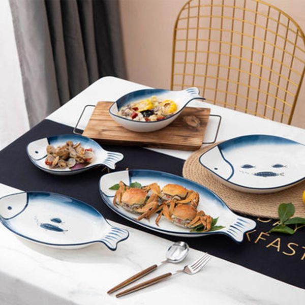 1pcs ceramic plate creative household large fish rectangular shallow vegetable cartoon tableware partygift party favor
1pcs ceramic plate creative household large fish rectangular shallow vegetable cartoon tableware partygift party favor
