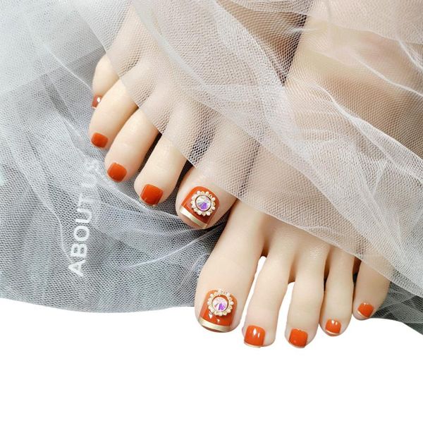 false nails 2021 fake sunflower pumpkin color gold diamond toe nail stickers finished 24 pcs with glue gel polish, Red;gold
false nails 2021 fake sunflower pumpkin color gold diamond toe nail stickers finished 24 pcs with glue gel polish, Red;gold