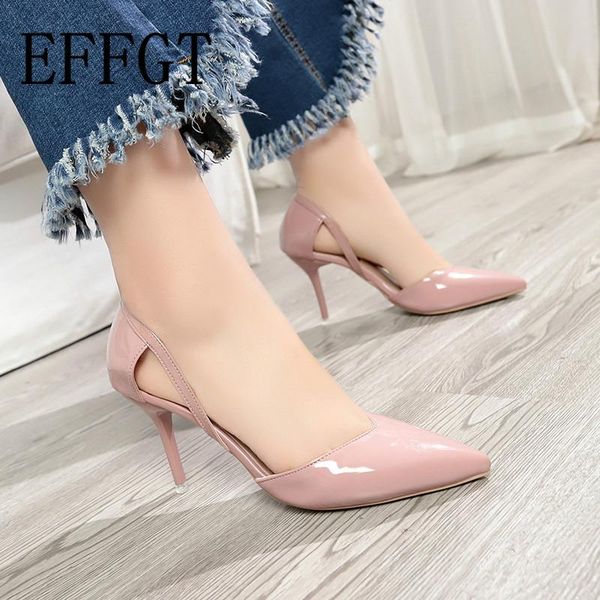 fashion summer women sandals pointed toe pumps leather dress high heel shallow mouth single shoes, Black
fashion summer women sandals pointed toe pumps leather dress high heel shallow mouth single shoes, Black