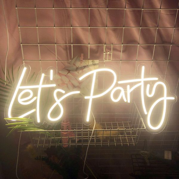 let's party custom led neon light signs for room birthday wedding decoration bar pub game wall decor
let's party custom led neon light signs for room birthday wedding decoration bar pub game wall decor