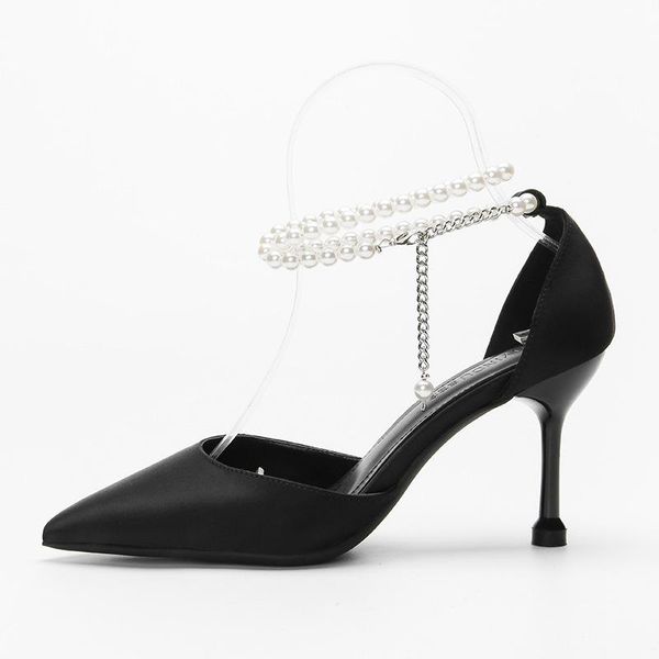 dress shoes 2021 summer satin high heels ladies black color plus size women 41 42 43
dress shoes 2021 summer satin high heels ladies black color plus size women 41 42 43
