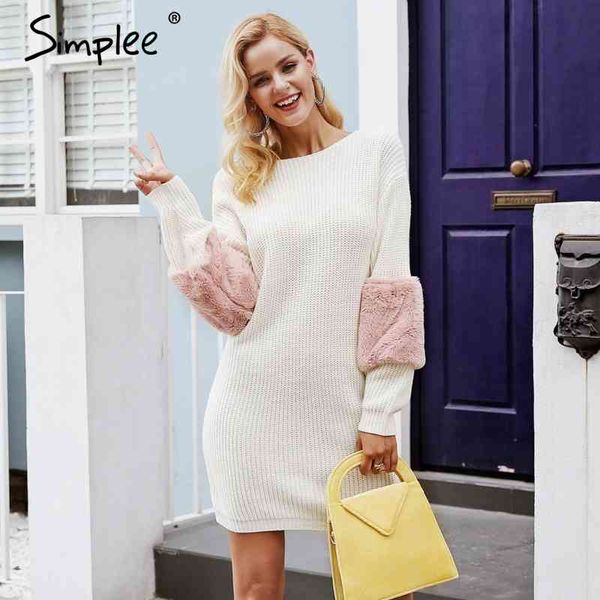 casual knitted o neck women sweater loose spliced pullover female autumn winter dress 210414, Black;gray
casual knitted o neck women sweater loose spliced pullover female autumn winter dress 210414, Black;gray