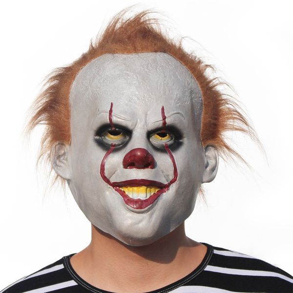halloween scary mask cosplay clown party mask prop clown joker full head hair horrible mask
halloween scary mask cosplay clown party mask prop clown joker full head hair horrible mask