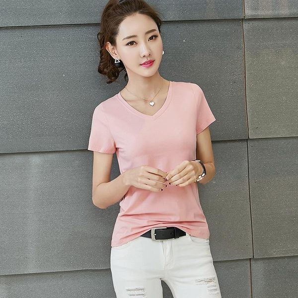 summer fashion women turn-down collar casual short sleeve cotton solid slim one women's t-shirt, White
summer fashion women turn-down collar casual short sleeve cotton solid slim one women's t-shirt, White
