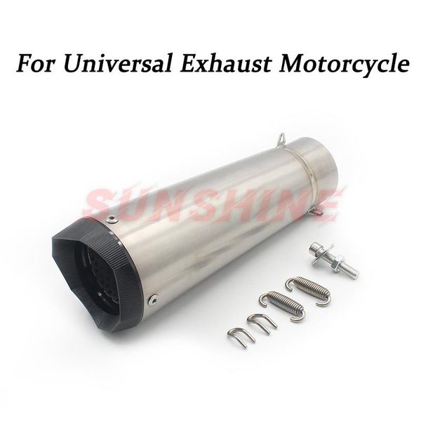motorcycle exhaust system universal titanium alloy escape moto motorcross pipe modified 60mm atv for s1000rr s1000r z400 mt09 mt07
motorcycle exhaust system universal titanium alloy escape moto motorcross pipe modified 60mm atv for s1000rr s1000r z400 mt09 mt07
